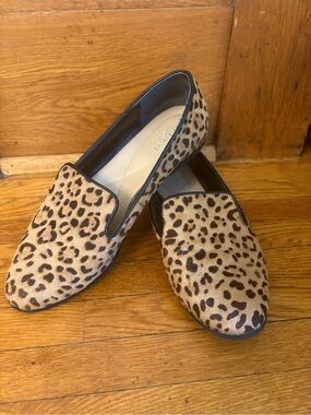 Alfani Step-Flex Leopard-Print Slip-On Loafers in Tan and Black